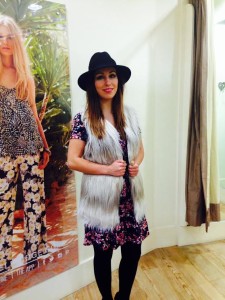 fur gilet